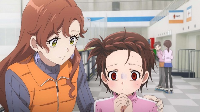 Inori and Hitomi from Medalist Episode 2